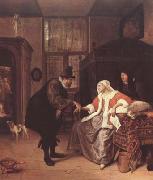 The Lovesick Woman (mk08) Jan Steen